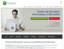 Tablet Screenshot of formation-bruxelles.be